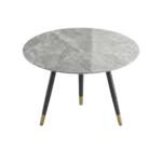 CIRCULAR CERAMIC BLACK  TABLE