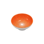 DANNY HOME MODERN ORANGE CERAMIC  3.87" PLATE