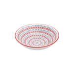 DANNY HOME BLUE & CORAL PATTERN CERAMIC 3.87" PLATE