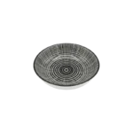 DANNY HOME BLACK AND RED  CONCENTRIC 3.87" DISH