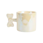 CERAMIC MUG WHITH RIBBON HANDLE