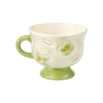 CERAMIC FLOWER MUG