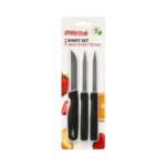 3PCS KNIFE SET BLACK
