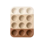 SILICONE  CAKE MOULD 12 SLOTS