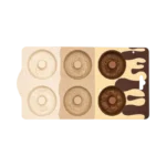 SILICONE DONUTS MOULD 9 SLOTS