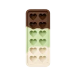 SILICONE ICE HEART CONTAINER 12 SLOTS