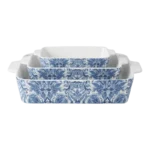 SET FOR 3 BLUE  BAKEWARE