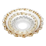 GOLDEN GLASS DECORATIVE PLATE