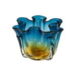 ELEGANT MURANO STYLE GLASS VASE