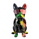 DECORATIVE MULTI-COLOR SETING COOL BULLDOG