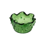 CIRCLE JELLY RUFFLED DECORATIVE  BOWL
