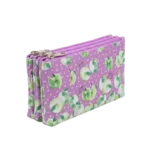 APPLE MULTI-ZIPPER PENCIL CASE