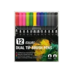 12 COLORS DUAL TIP BRUSH
