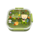 GREEN KIDS LUNCH BOX WITH SPOON