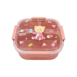 PINK KIDS LUNCH BOX WITH SPOON