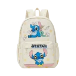BACK TO SCHOOL WHITE STITCH BAG