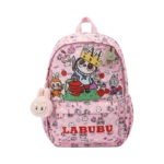 HAPPY APPLE PINK LABUBU BACKPACK