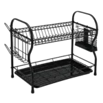 KITCHEN BLACK STAINLESS STEEL  DISH RACK