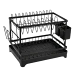 KITCHEN  BLACK STAINLESS STEEL  DISH RACK