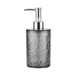220ML BLACK CIRCULAR SOAP DISPENSER