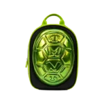 BLACK AND GREEN KIDS BAG