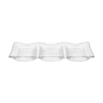 RIBBED GLASS SERVING SET