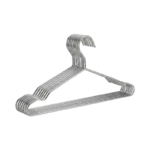 SET OF 5 SILVER METAL HANGER