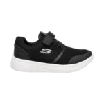 BLACK AND GREY SKECHERS GO RUN KIDS SNEAKERS