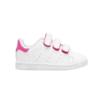 WHITE PINK ADIDAS STAN SMITH