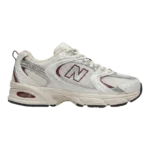 NEW BALANCE 530 WHITE BURGUNDY SILVER