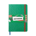 GREEN LEATHER  A5 NOTEBOOK 50 SHEETS