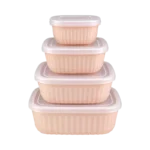 4PCS PINK SET FOOD STORAGE