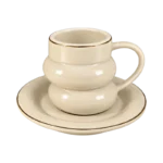 SET OF 6 COFFEE CUPS AND SAUCERS