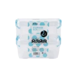 RECTANGULAR SET OF 2 FOOD STORAGE