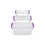 RECTANGULAR SET OF 3 FOOD STORAGE