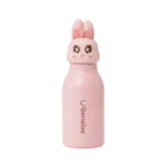 450ML HBL GENOISE 3D ANIMAL-HEAD STAINLESS STEEL WATER BOTTLES