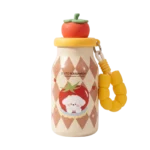 400ML KAWAII FRUIT LID INSULATED SIPPER BOTTLES