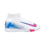NIKE ZOOM MERCURIAL SUPERFLY 10 ELITE WHITE AND BLUE