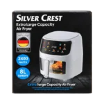 SILVER CREST 2400W 8L BLACK AIR FRYER