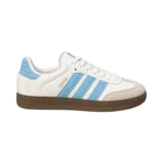 ADIDAS SAMBA WHITE AND LIGHT BLUE KIDS