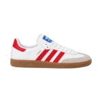 ADIDAS SAMBA WHITE AND RED KIDS
