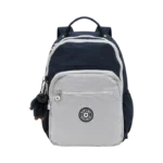 KIPLING NAVY AND LIGHT GREY BACKPACK