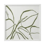 MINIMALIST CONTINUOUS MONTERA LEAF LINE ART PRINT