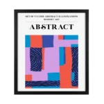 PLAYFUL ABSTRACT MID-CENTURY MODREN ART PRINT