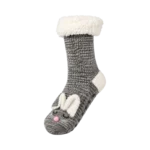WOMEN HOME SOCKS  GREY BUNNY