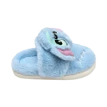 LIGHT BLUE STITCH HOME SLIPPER