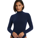 GLITTER HIGH-NECK BODYSUIT