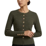 WOMEN'S HUSSAR BUTTON-DOWN SWEATER